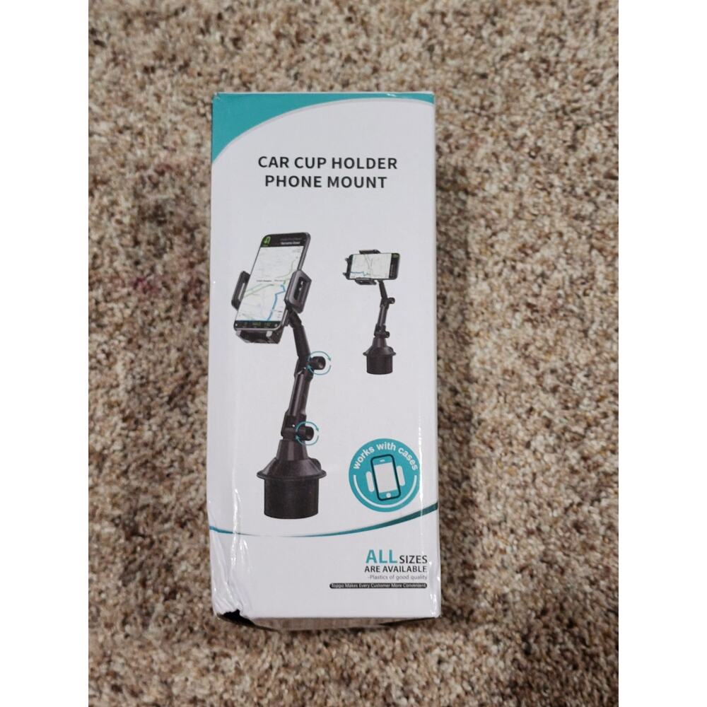 Car Cup Holder Phone Mount Will Hold Smartphone And Case New